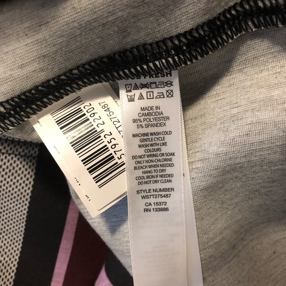 JOE FRESH front slit striped pencil skirt - Picture 7 of 7